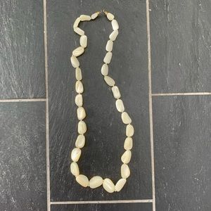 Polished shell necklace